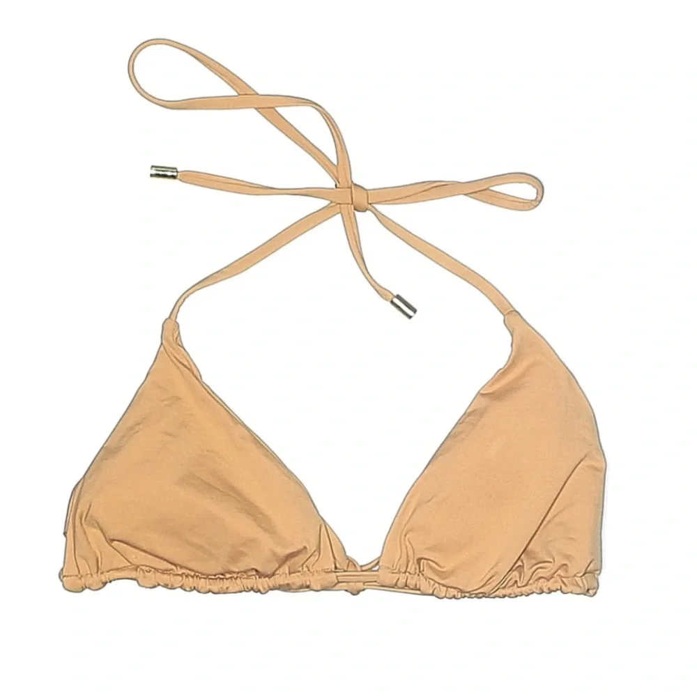 Monday Swimwear Tan Nude String Bikini Two Piece Set Size Medium